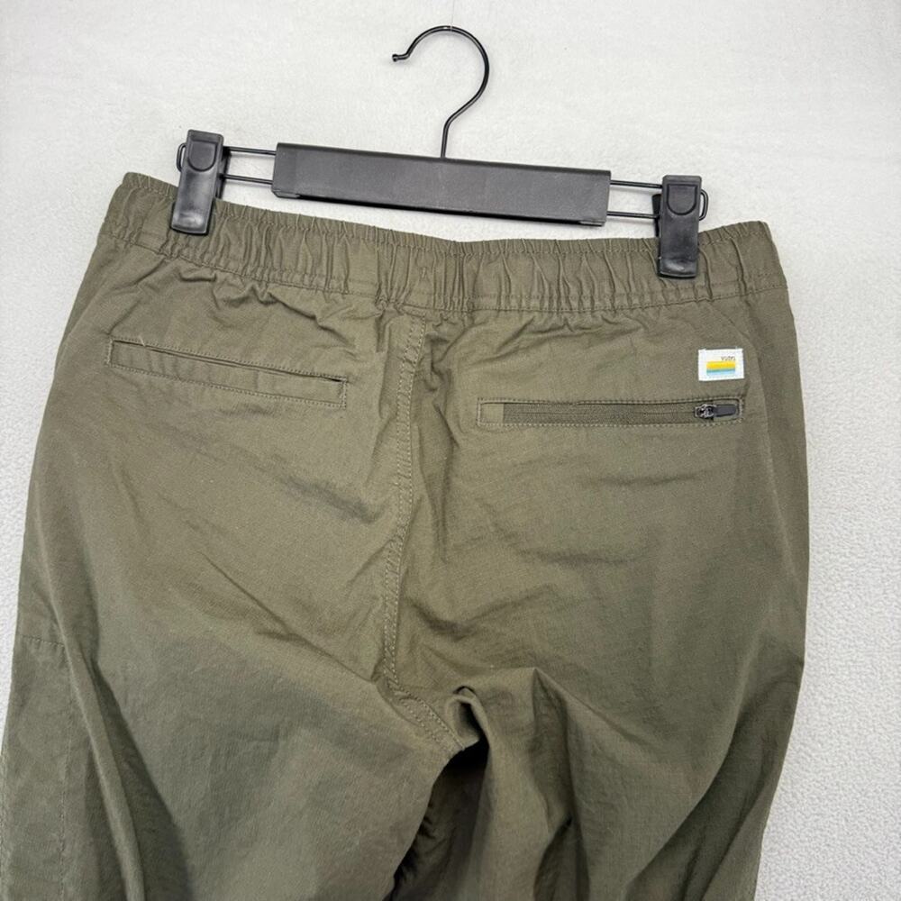 Vuori Pants Mens Small Green Ripstop Climber Cargo Drawstrings V412 Elastic Flex - Picture 6 of 8